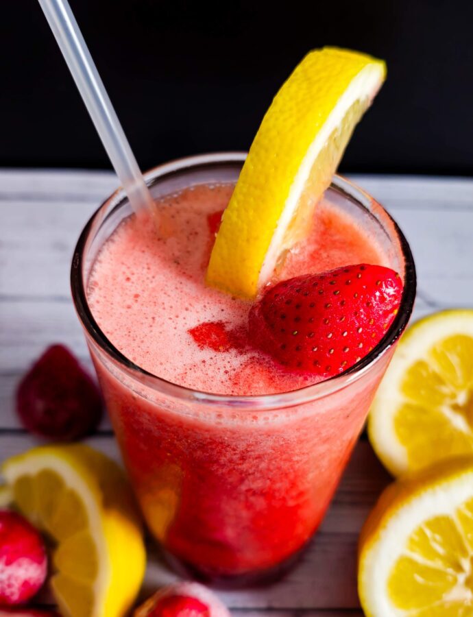 Beat the Heat with Frozen Strawberry Lemonade Recipe