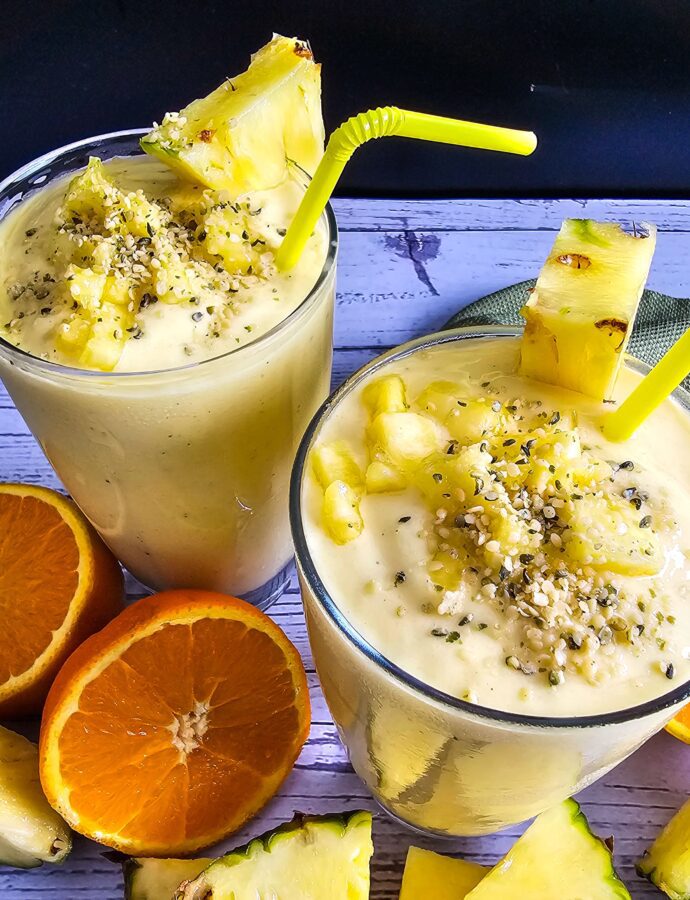 Simple Pineapple Mango Smoothie Recipe