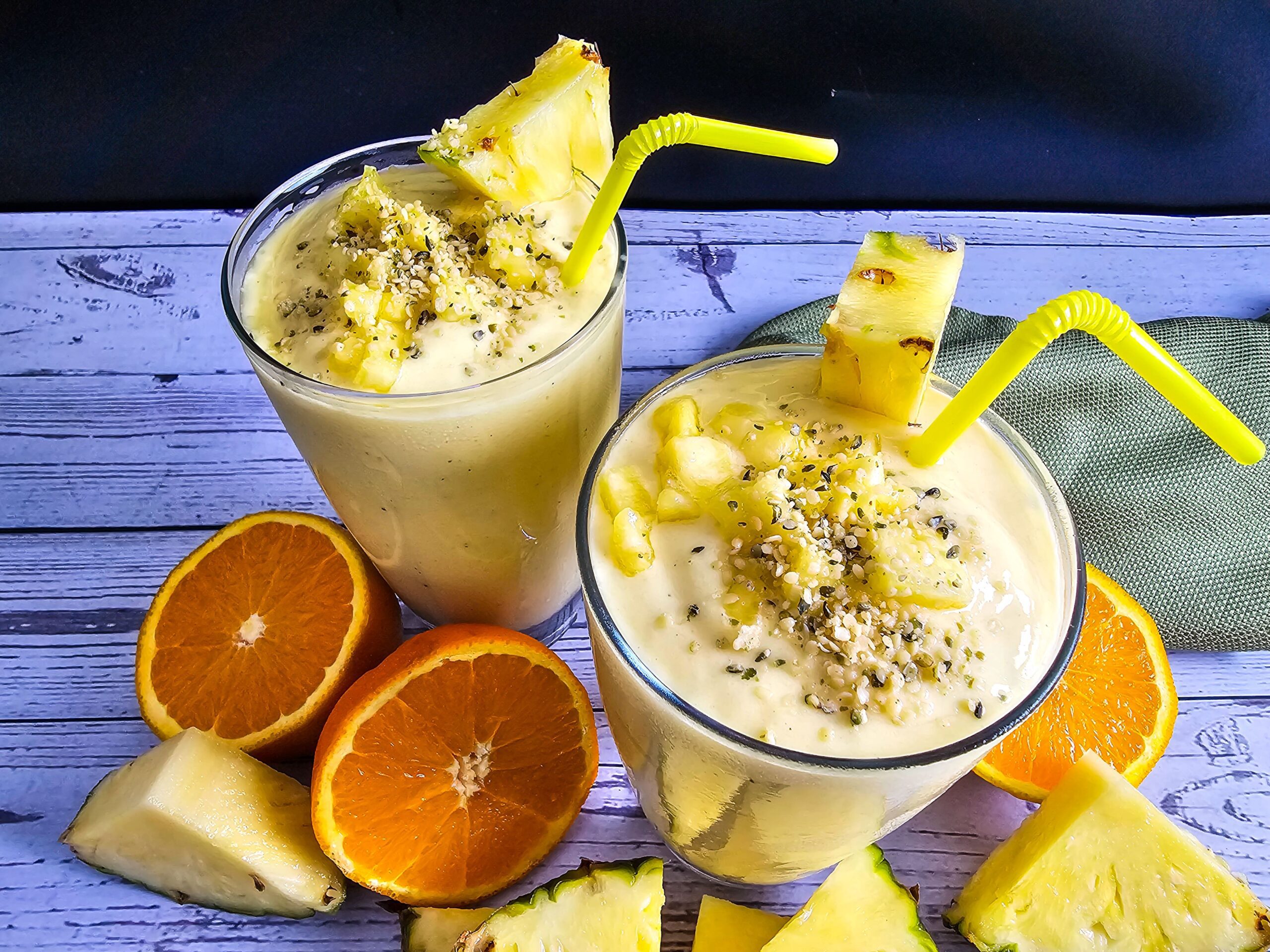 Simple Pineapple Mango Smoothie Recipe