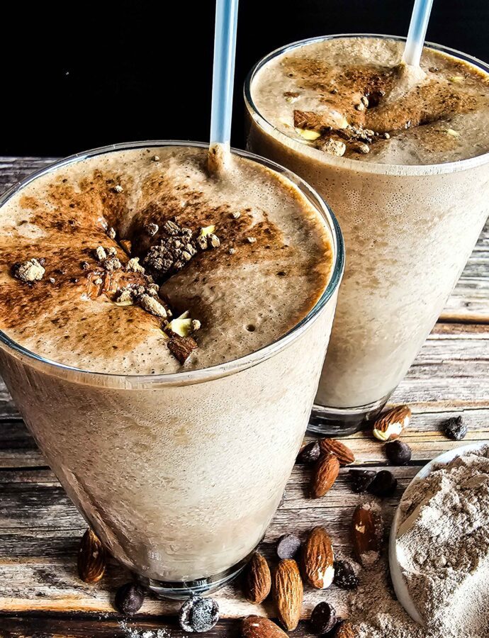 Easy Protein Packed Chocolate Peanut Butter Smoothie