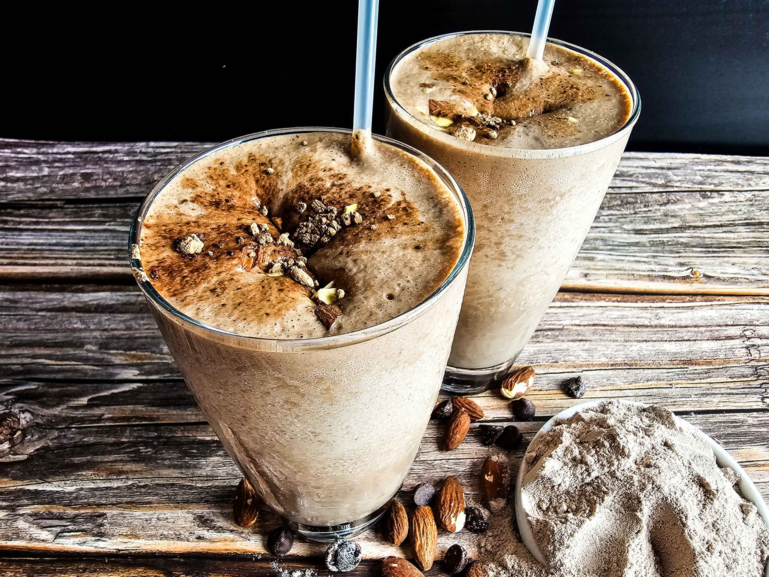 Easy Protein Packed Chocolate Peanut Butter Smoothie