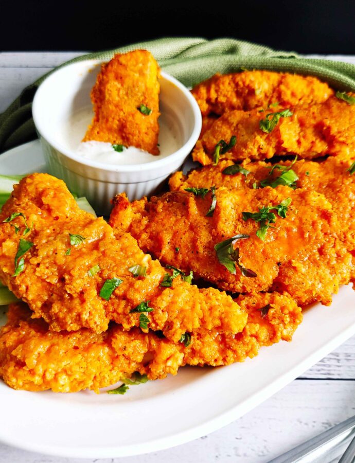 Quick Oven-Baked Buffalo Chicken Tenders: 30-Minute Meal