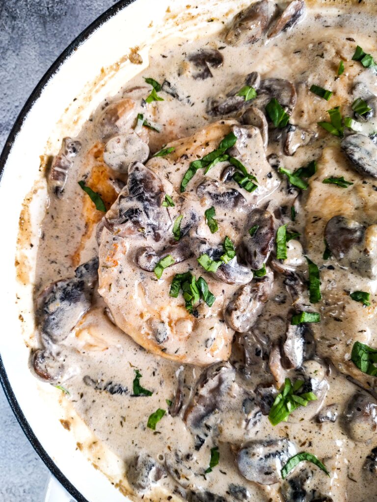 ASIAGO MUSHROOM CHICKEN BREAST