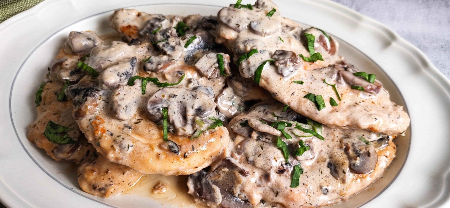 Best Asiago Mushroom Chicken Breast: 30 Minute Meal