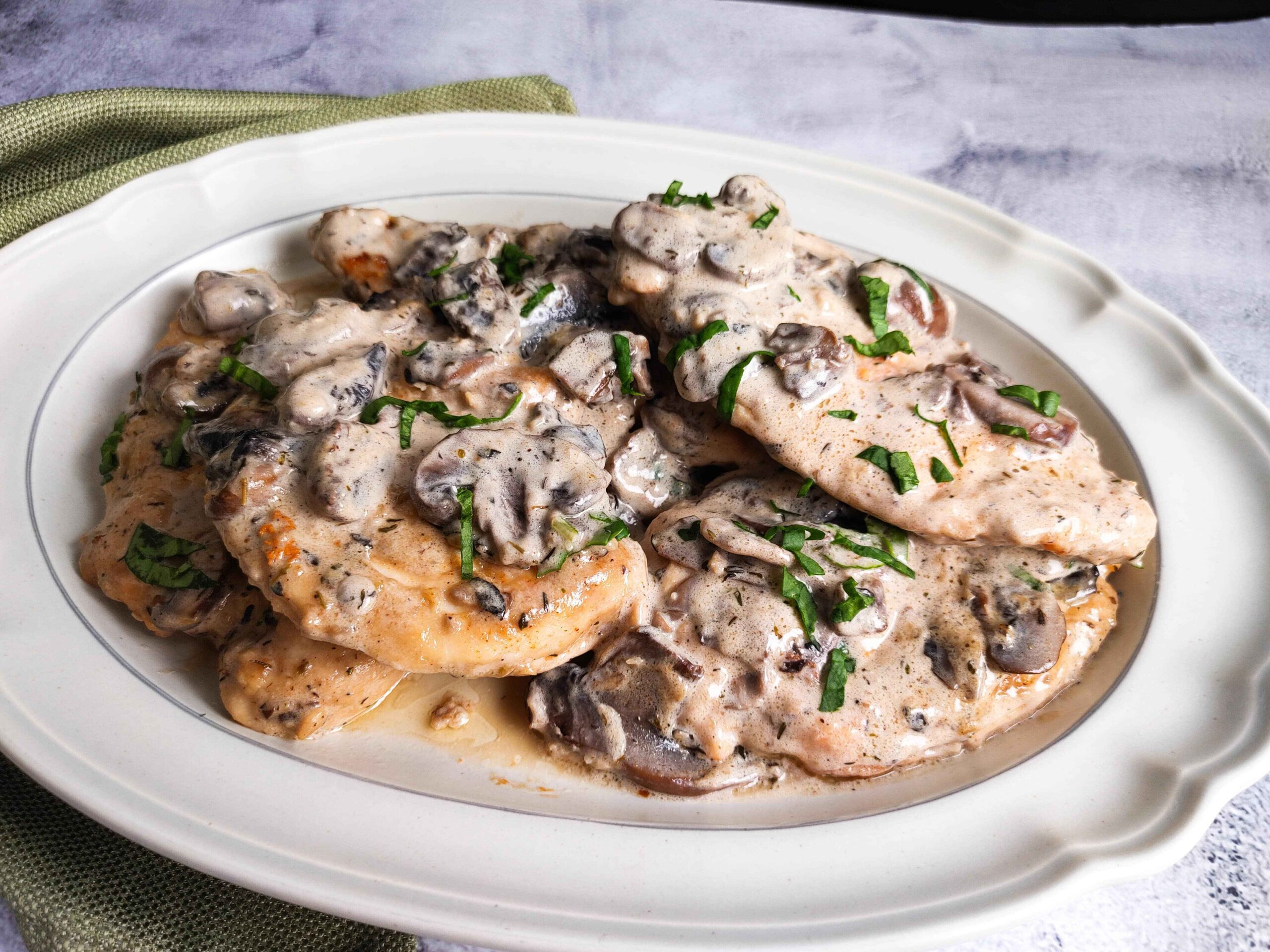 Best Asiago Mushroom Chicken Breast: 30 Minute Meal