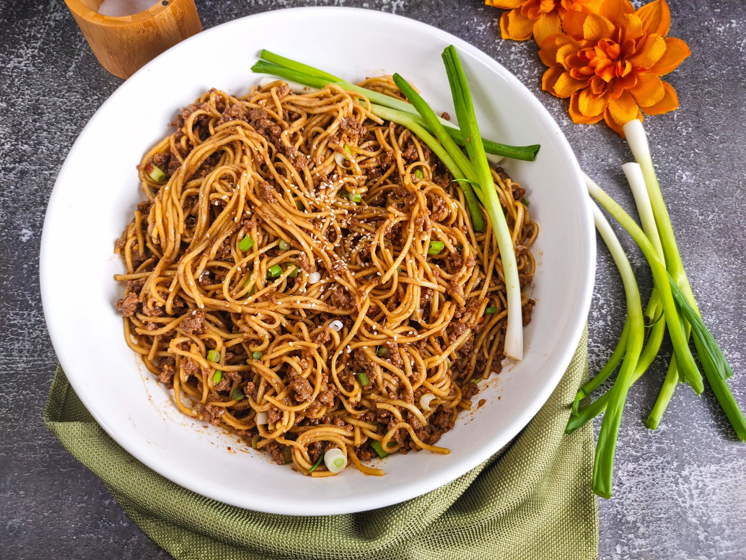Effortless Mongolian Ground Beef Noodles: 20-Minute Meal