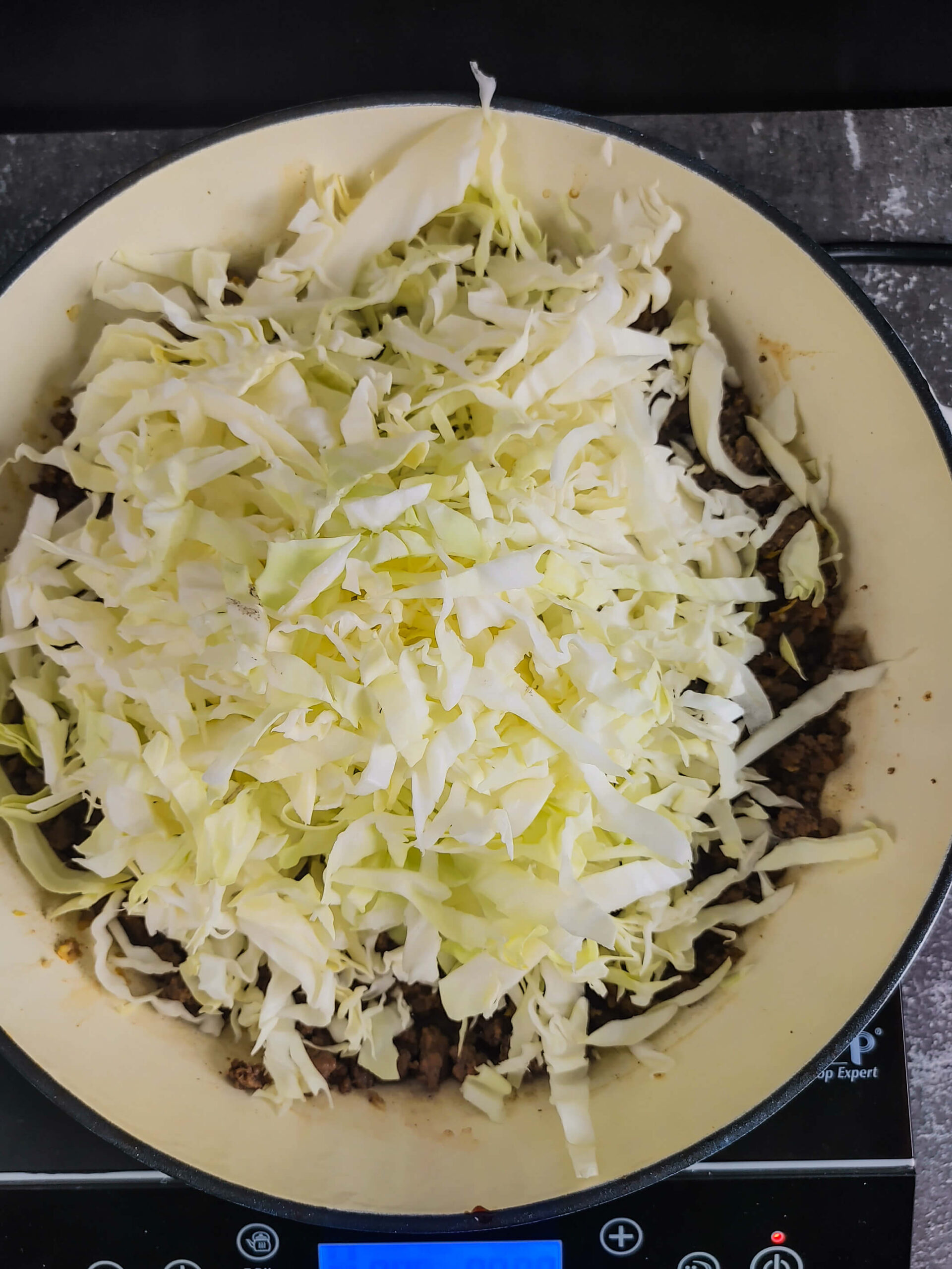 ADD CABBAGE TO THE SKILLET