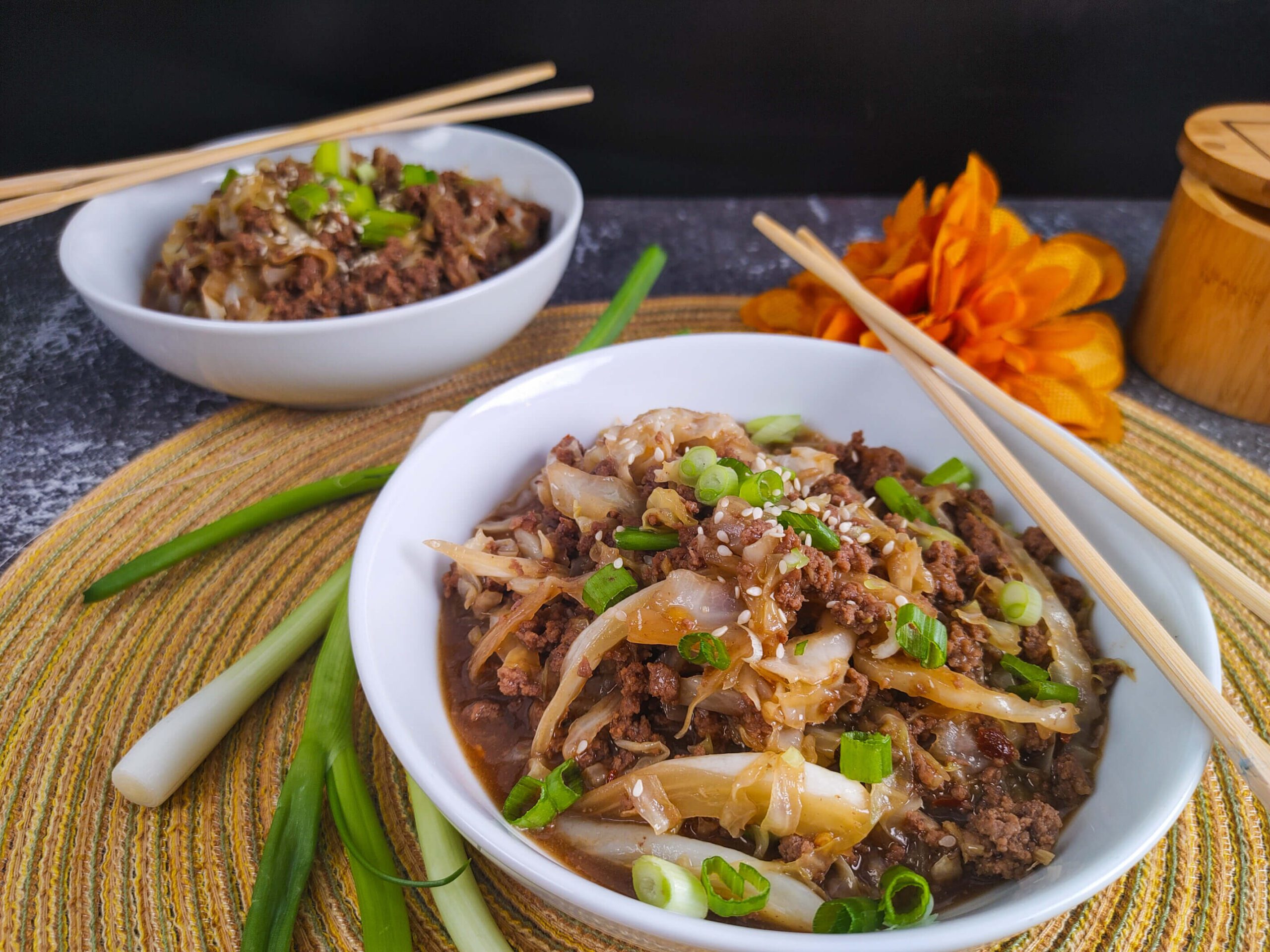 Low-Carb Mongolian Ground Beef and Cabbage: 20-Minute Meal