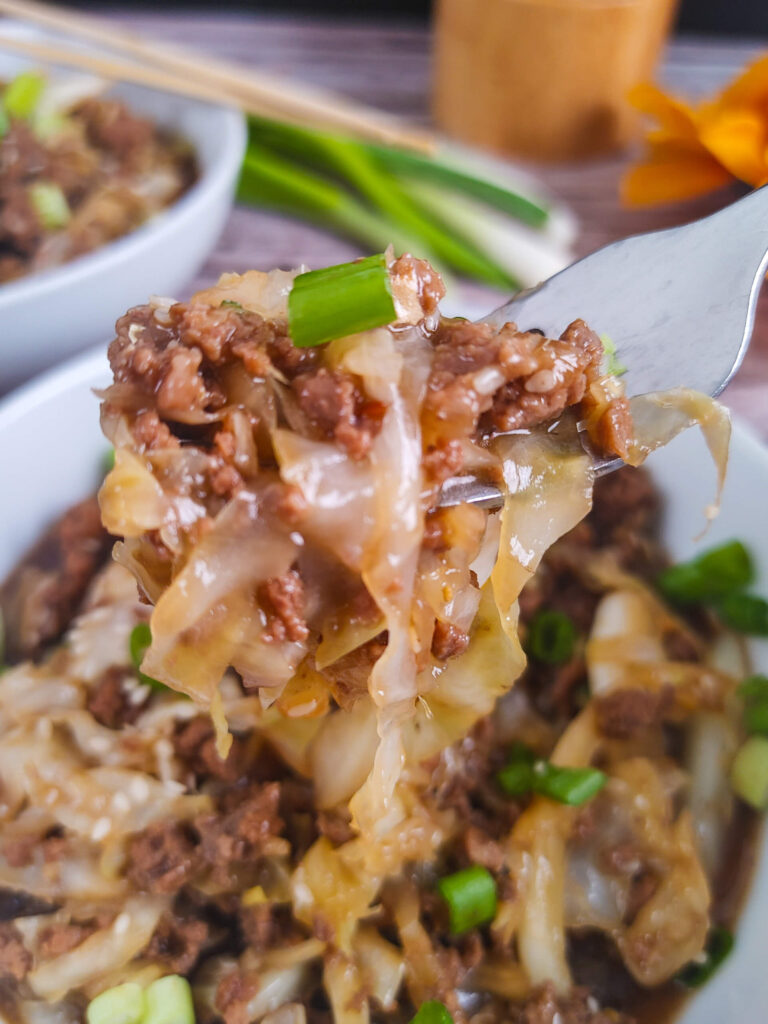 LOW CARB MONGOLIAN GROUND BEEF