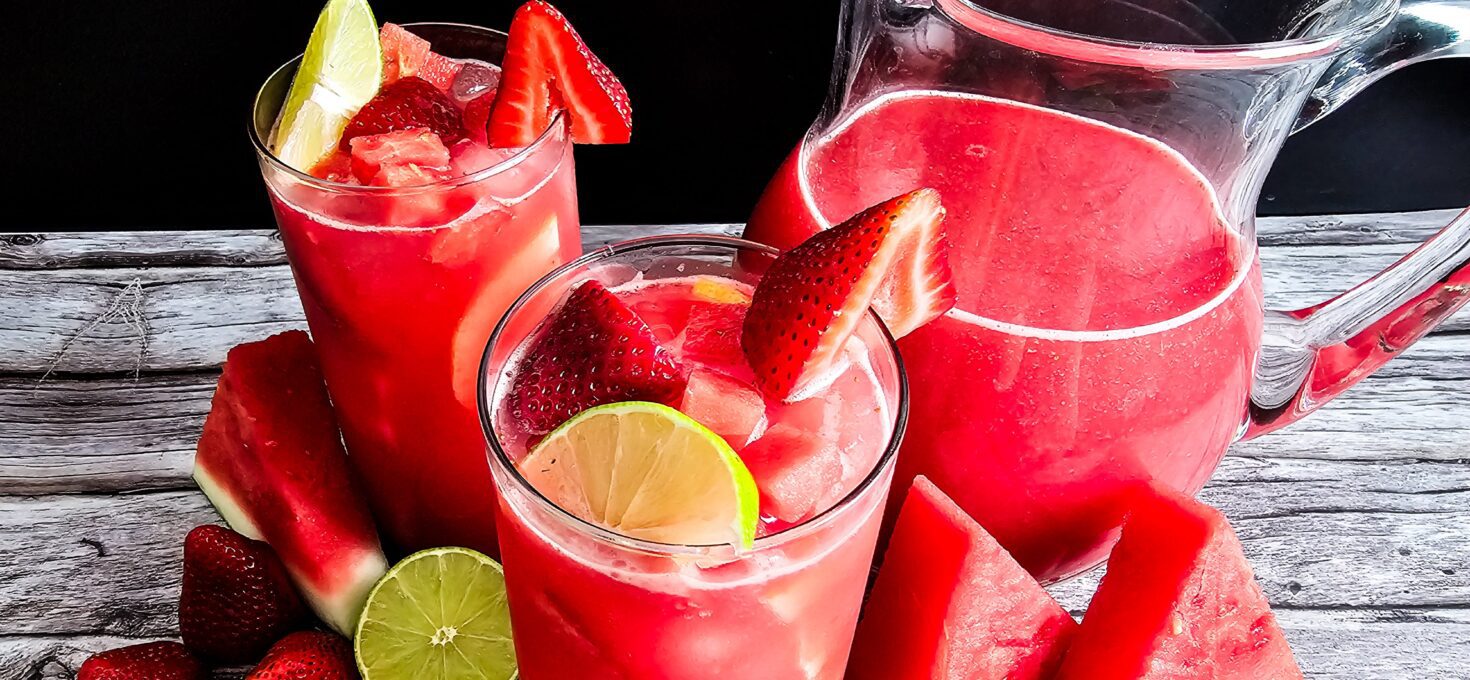 Hydrating Strawberry Watermelon Agua Fresca