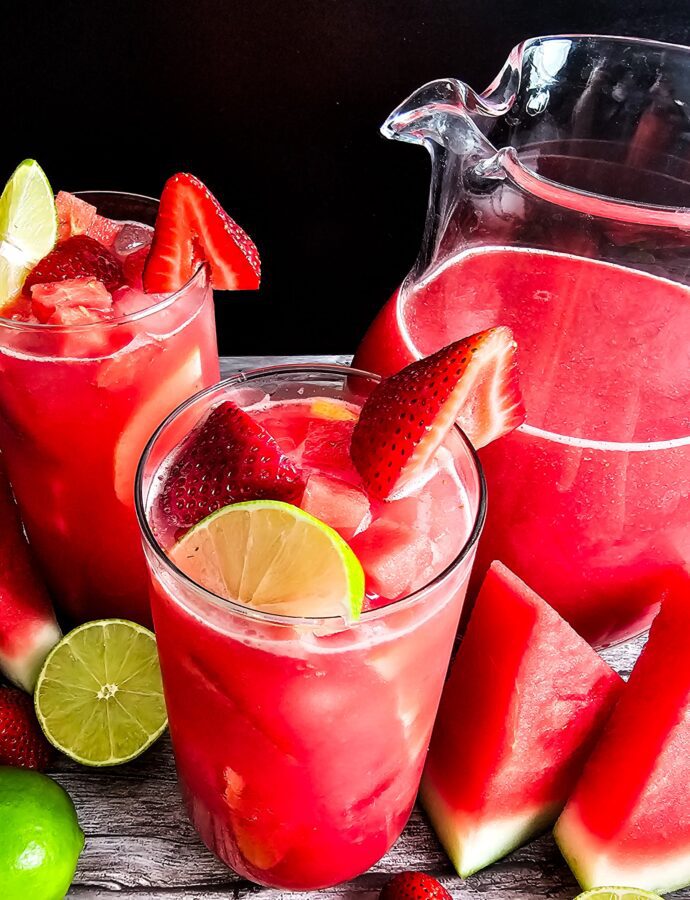 Hydrating Strawberry Watermelon Agua Fresca