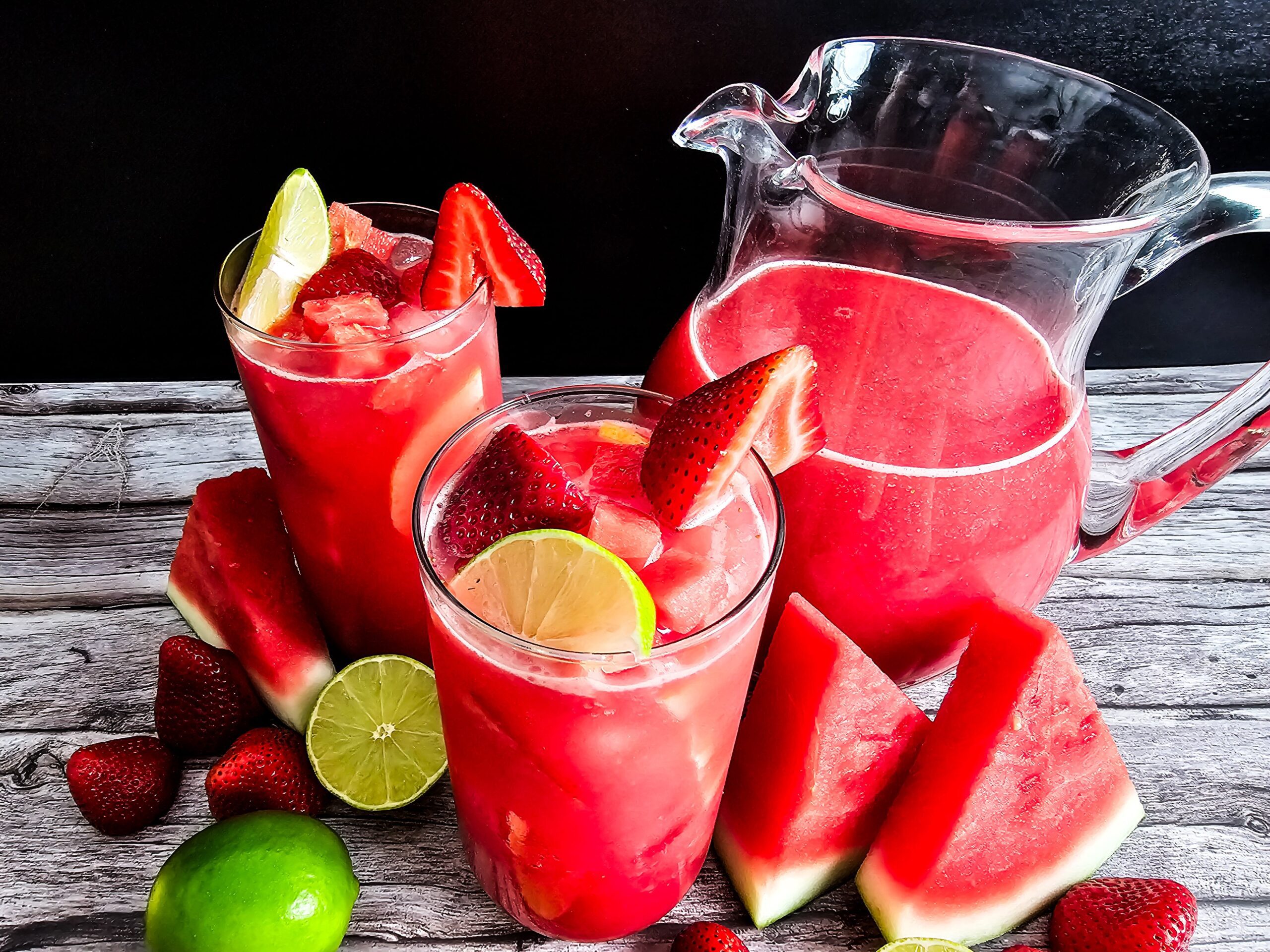 Hydrating Strawberry Watermelon Agua Fresca