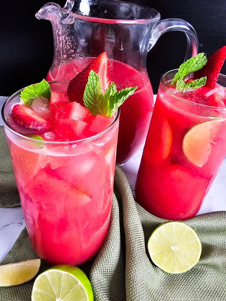 STRAWBERRY WATERMELON AGUA FRESCA