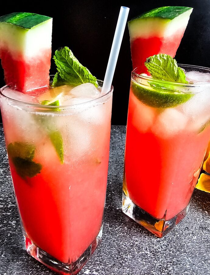 Juicy Watermelon Mojito Cooler