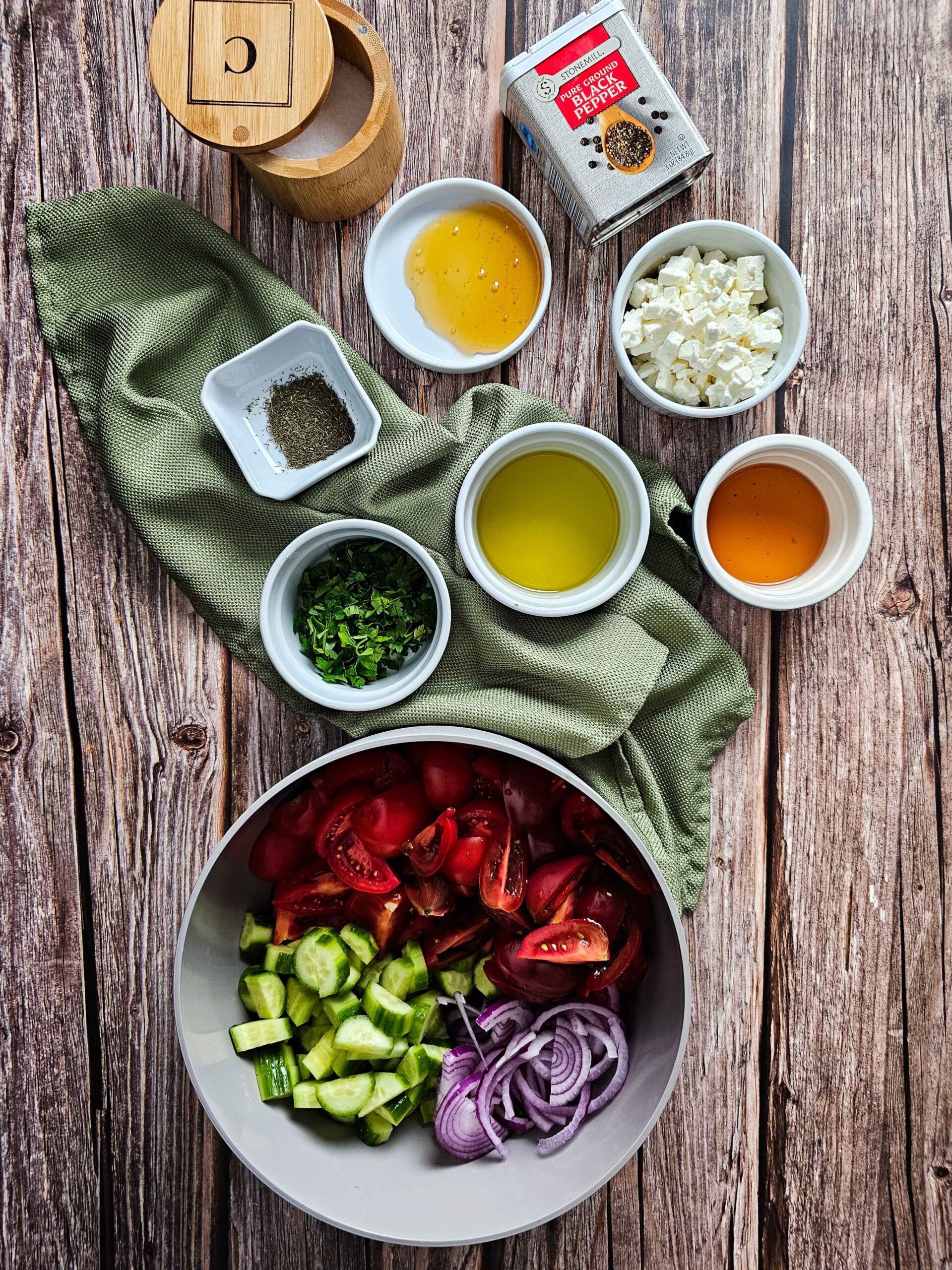 PREPARE THE INGREDIENTS CHOP VEGETABLES