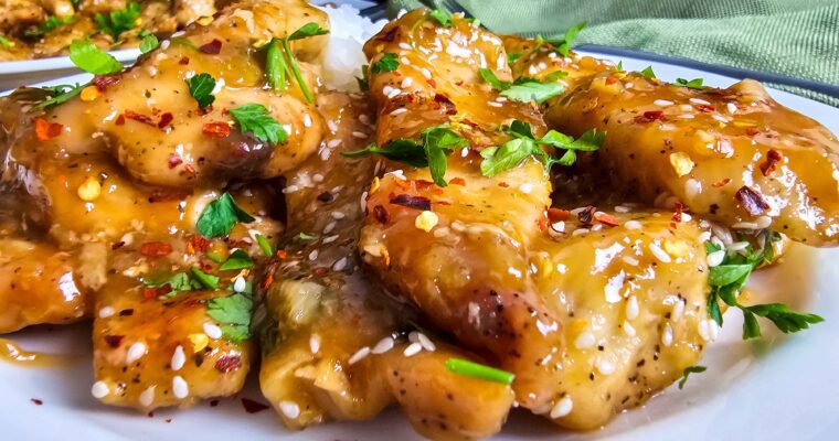 HONEY GARLIC CHICKEN