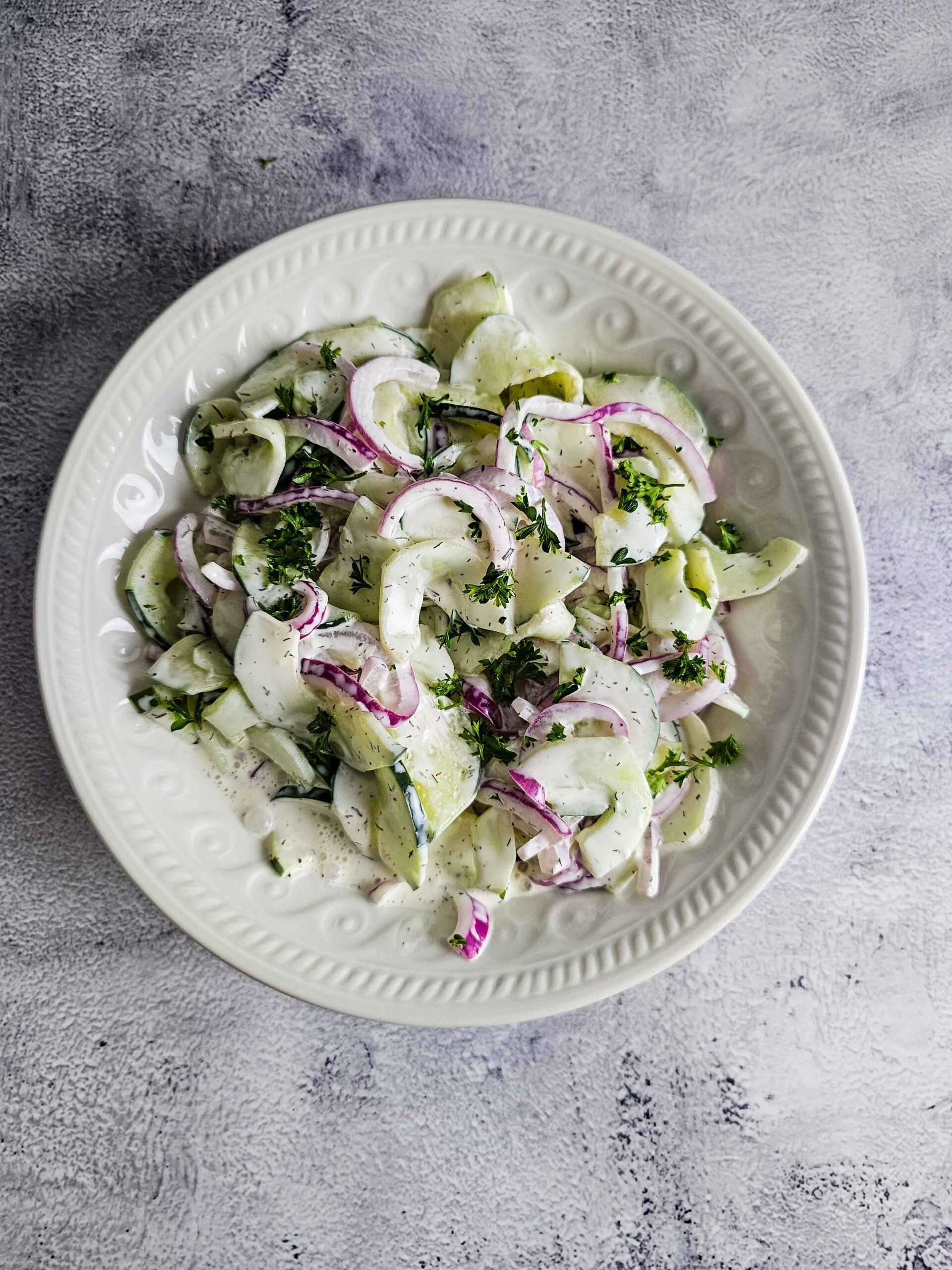 CREAMY CUCUMBER SALAD