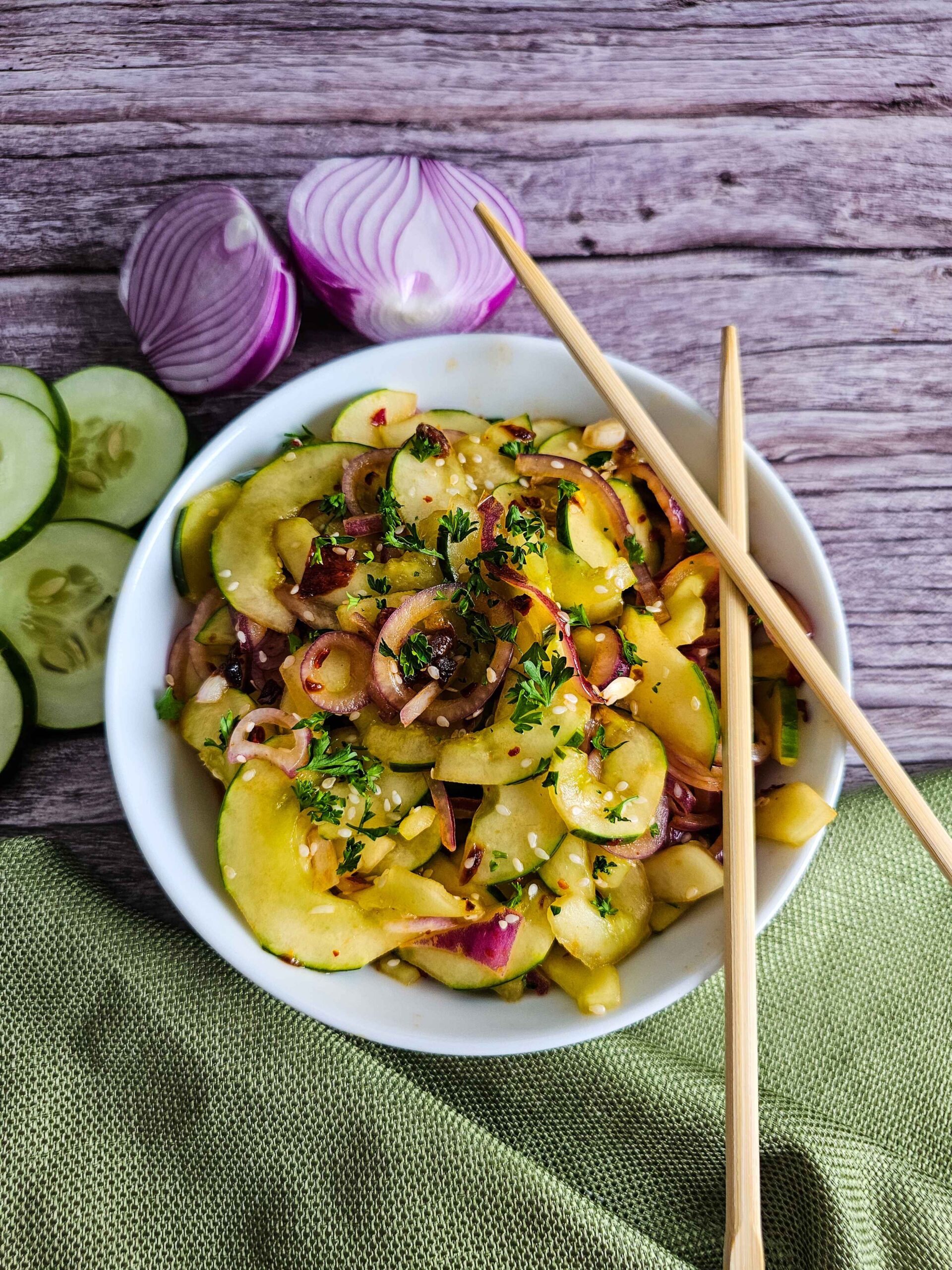 CHILL AND SERVE THE ASIAN CUCUMBER SALAD