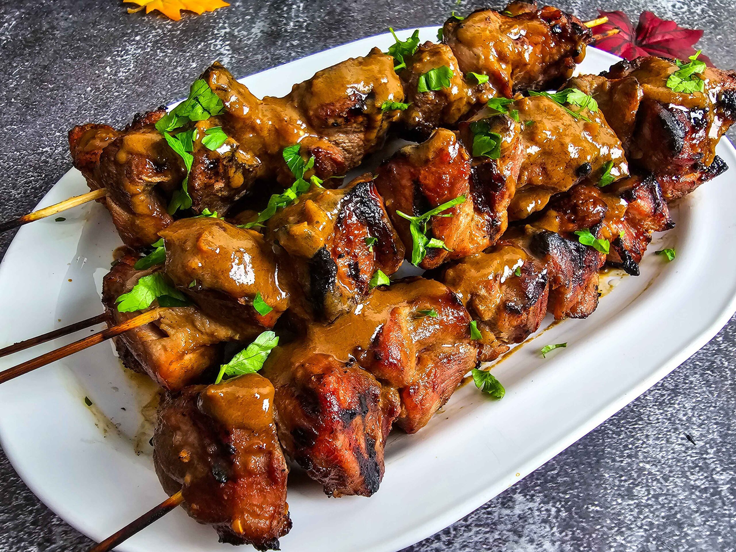 Ultimate Marinated Pork Skewers