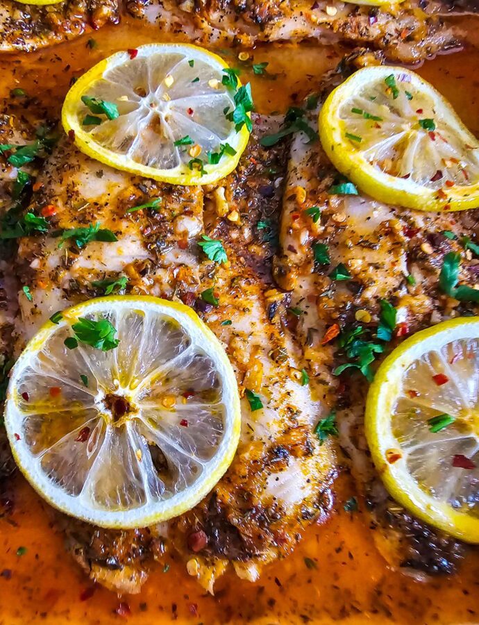 Flavorful Fusion: Simple Garlic Butter Baked Tilapia