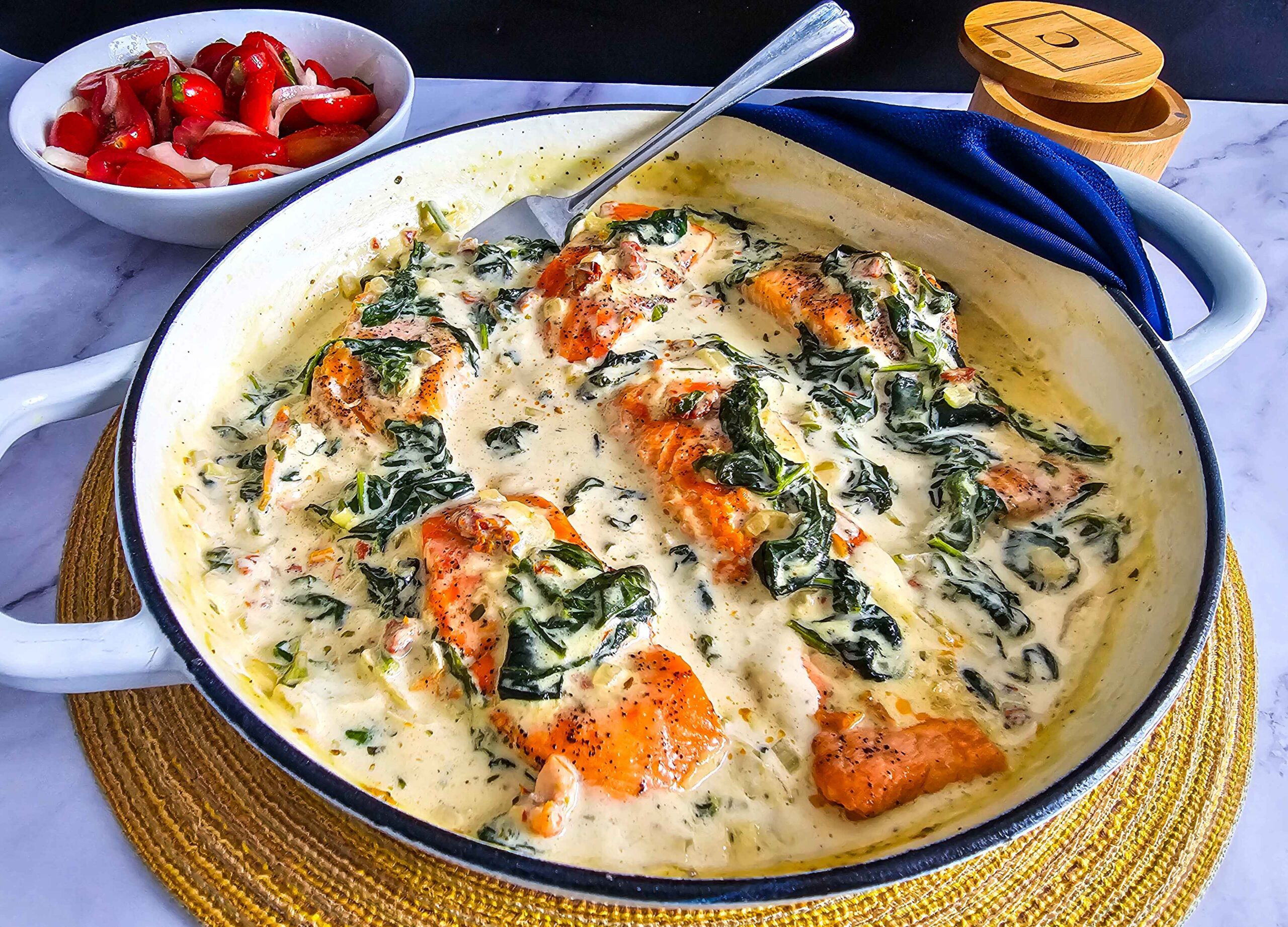 Indulge in Creamy Tuscan Salmon