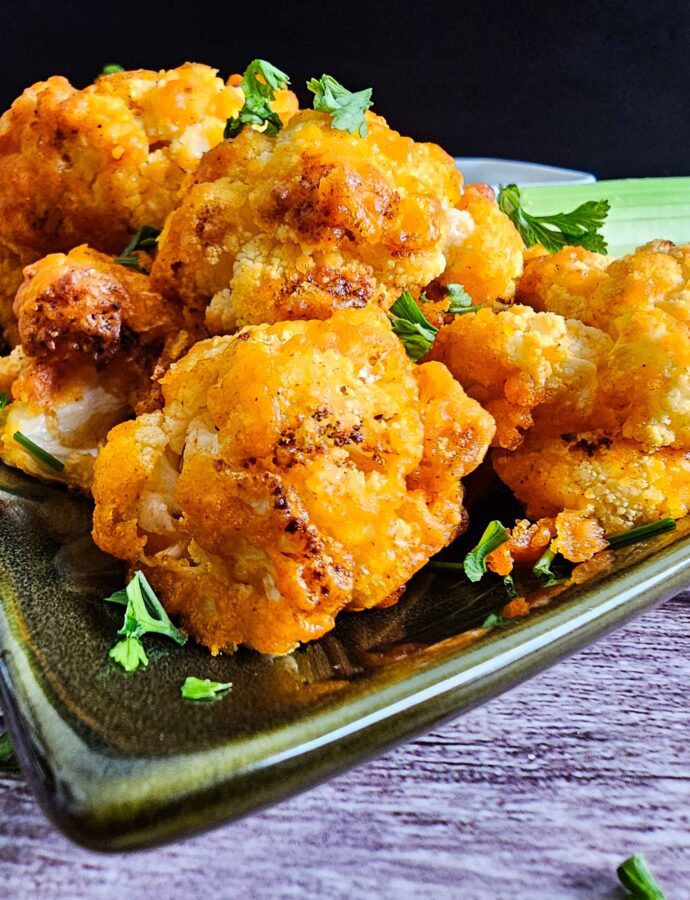 Zesty Air Fryer Buffalo Cauliflower Bites