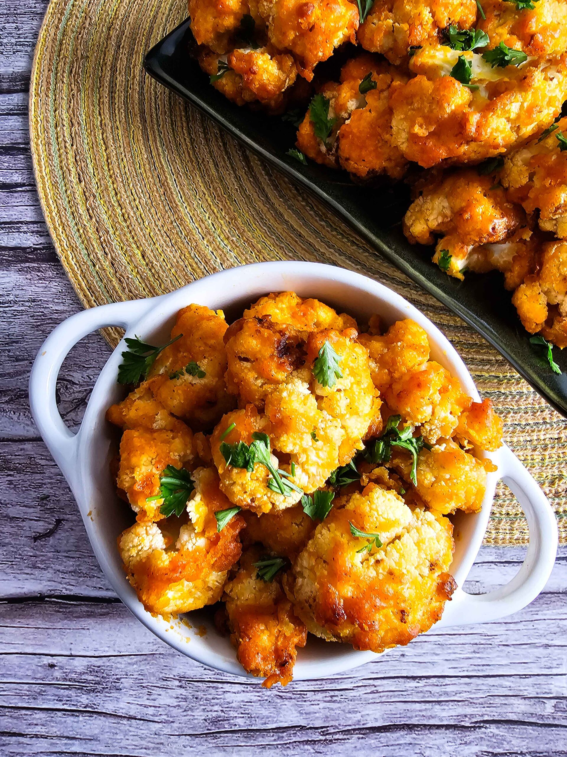 ENJOY AND SERVE THE CAULIFLOWER BUFFALO BITES