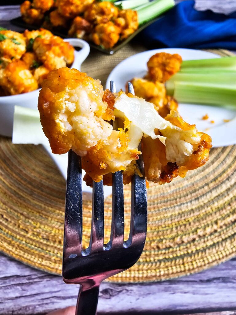 BUFFALO CAULIFLOWER BITES A LOOK INSIDE