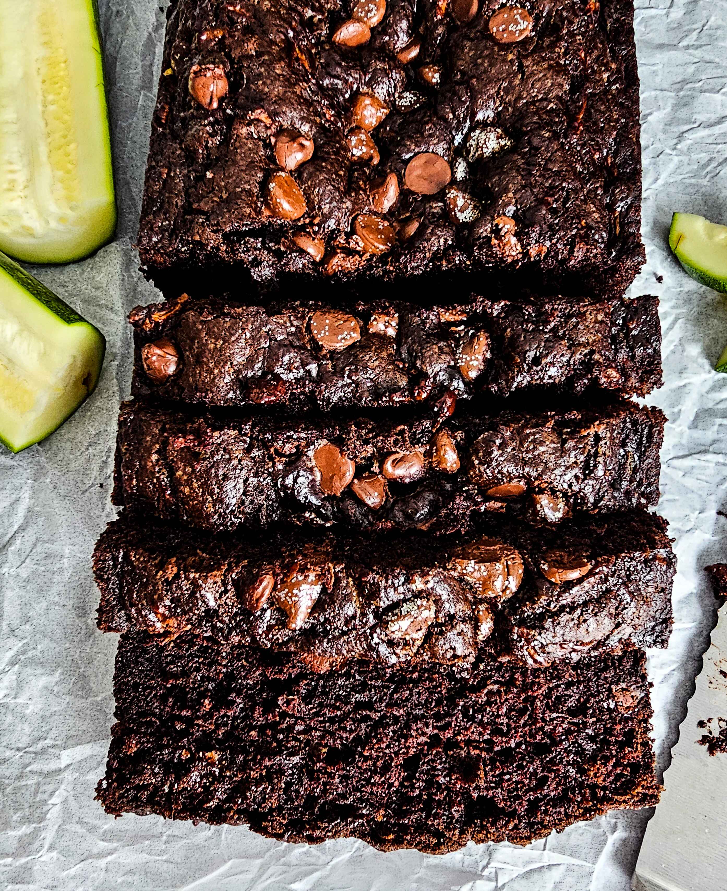 SLICED DOUBLE ZUCCHINI BREAD SLICED 