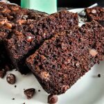 SLICED DOUBLE CHOCOLATE ZUCCHINI BREAD