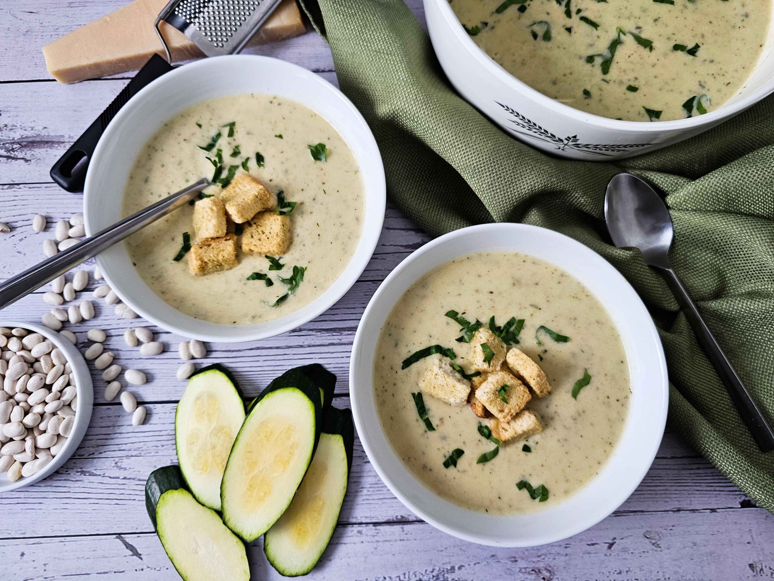 The Best Garden Fresh Zucchini Soup