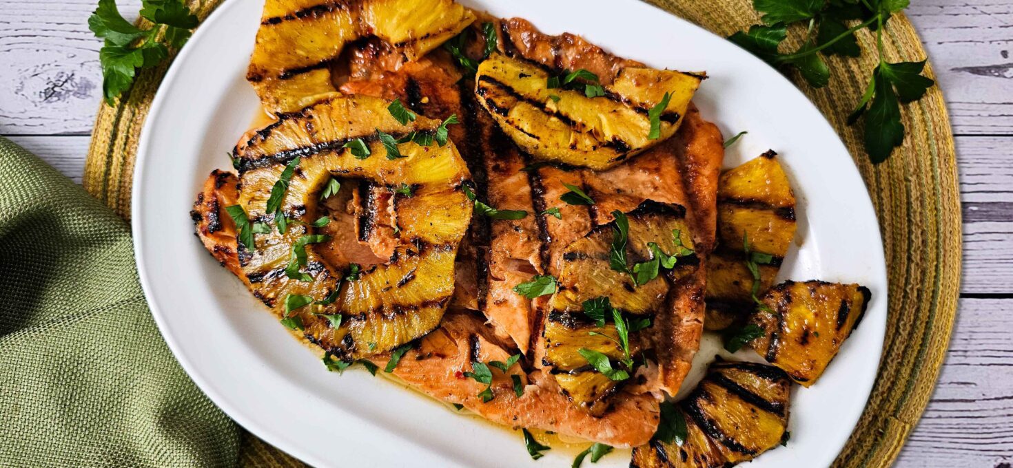 Tropical Hawaiian Grilled Salmon for a Taste of Paradise