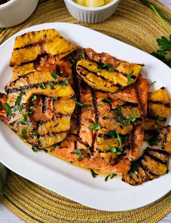 Tropical Hawaiian Grilled Salmon for a Taste of Paradise
