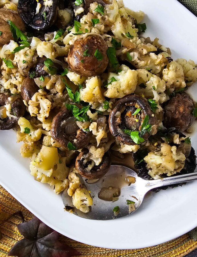 Easy Sautéed Cauliflower & Mushrooms: Low-Carb Heaven