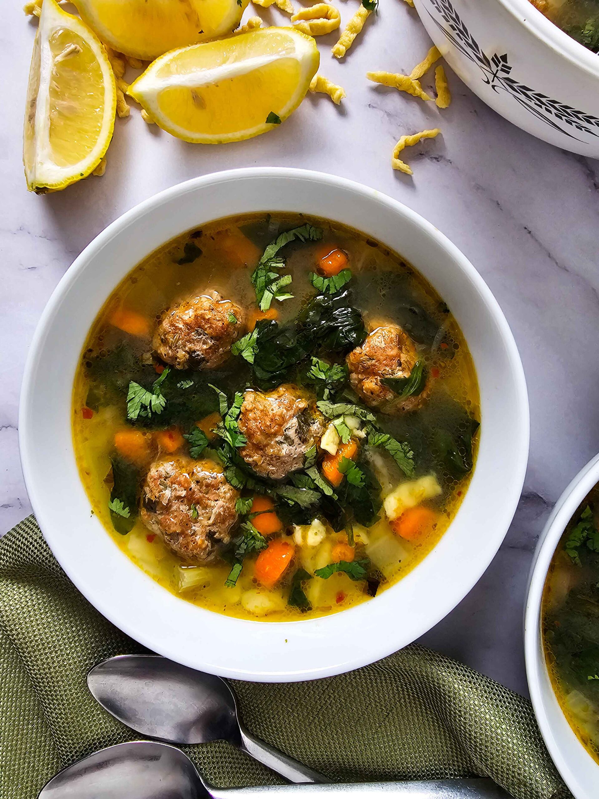 SERVE AND ENJOY THE ITALIAN WEDDING SOUP