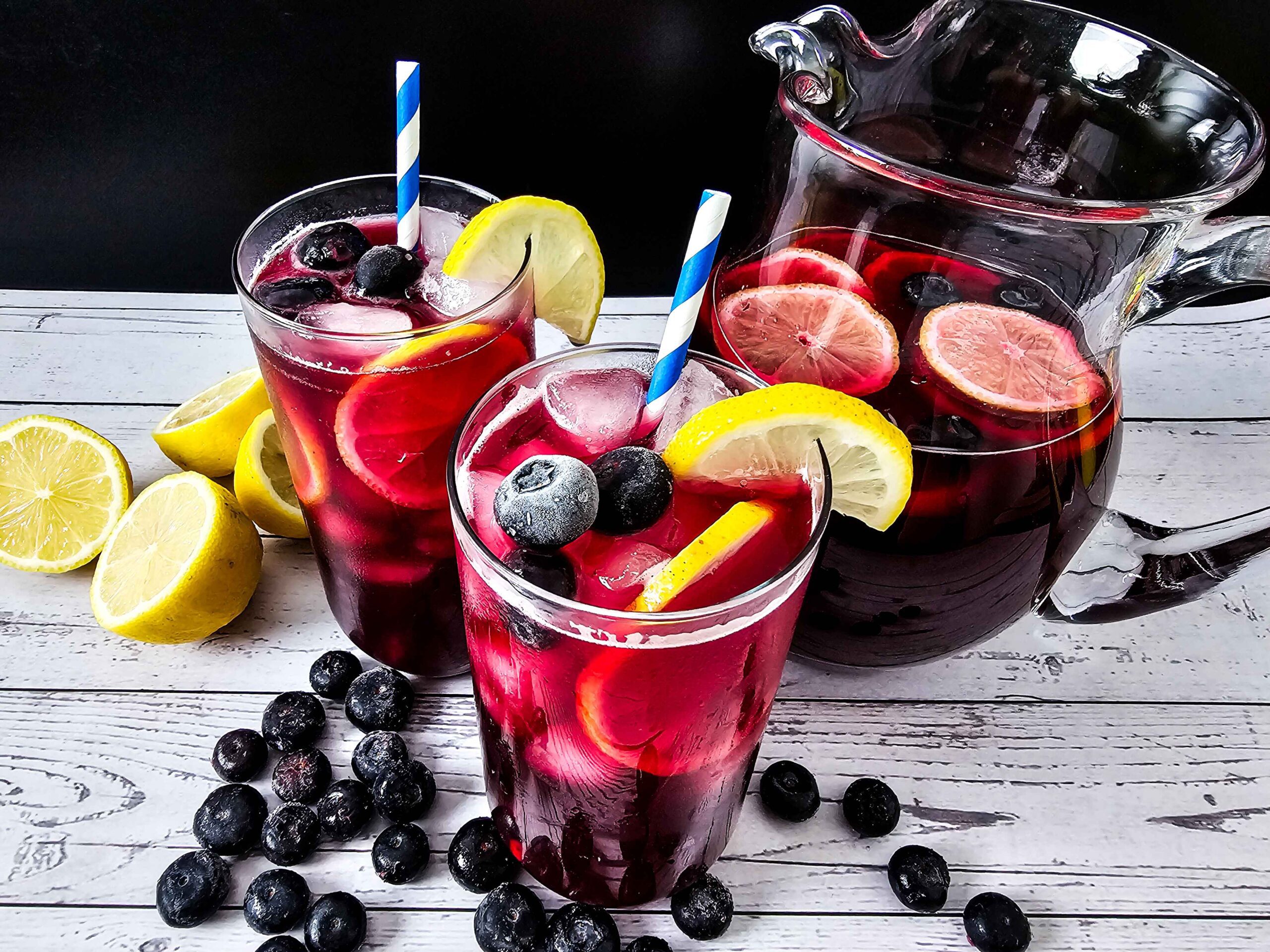 Bursting with Flavor Blueberry Lemonade