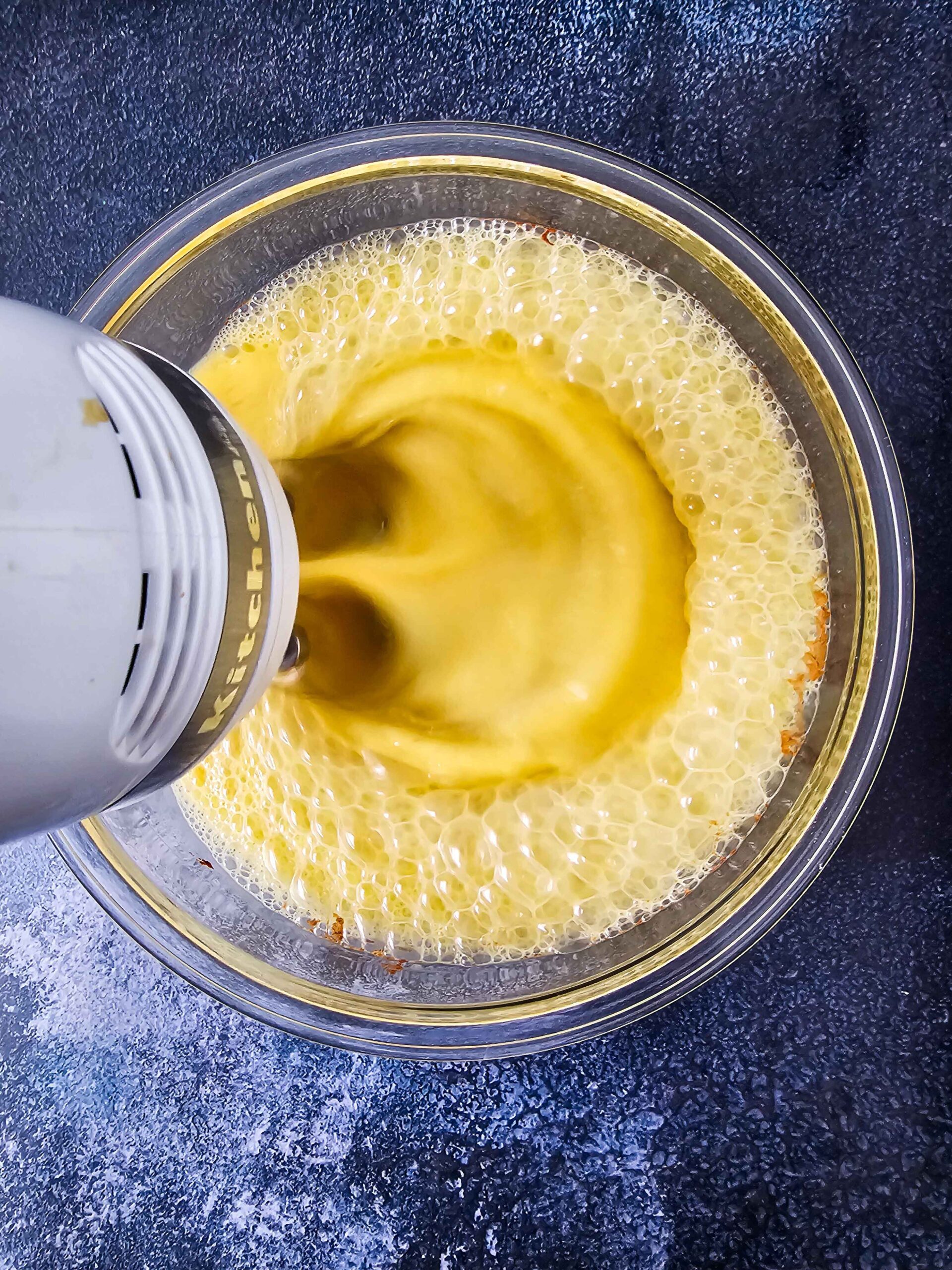 COMBINE ALL THE EGG MIXTURE INGREDIENTS