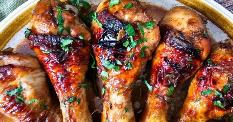 Simple Honey Garlic Chicken Drumsticks Recipe