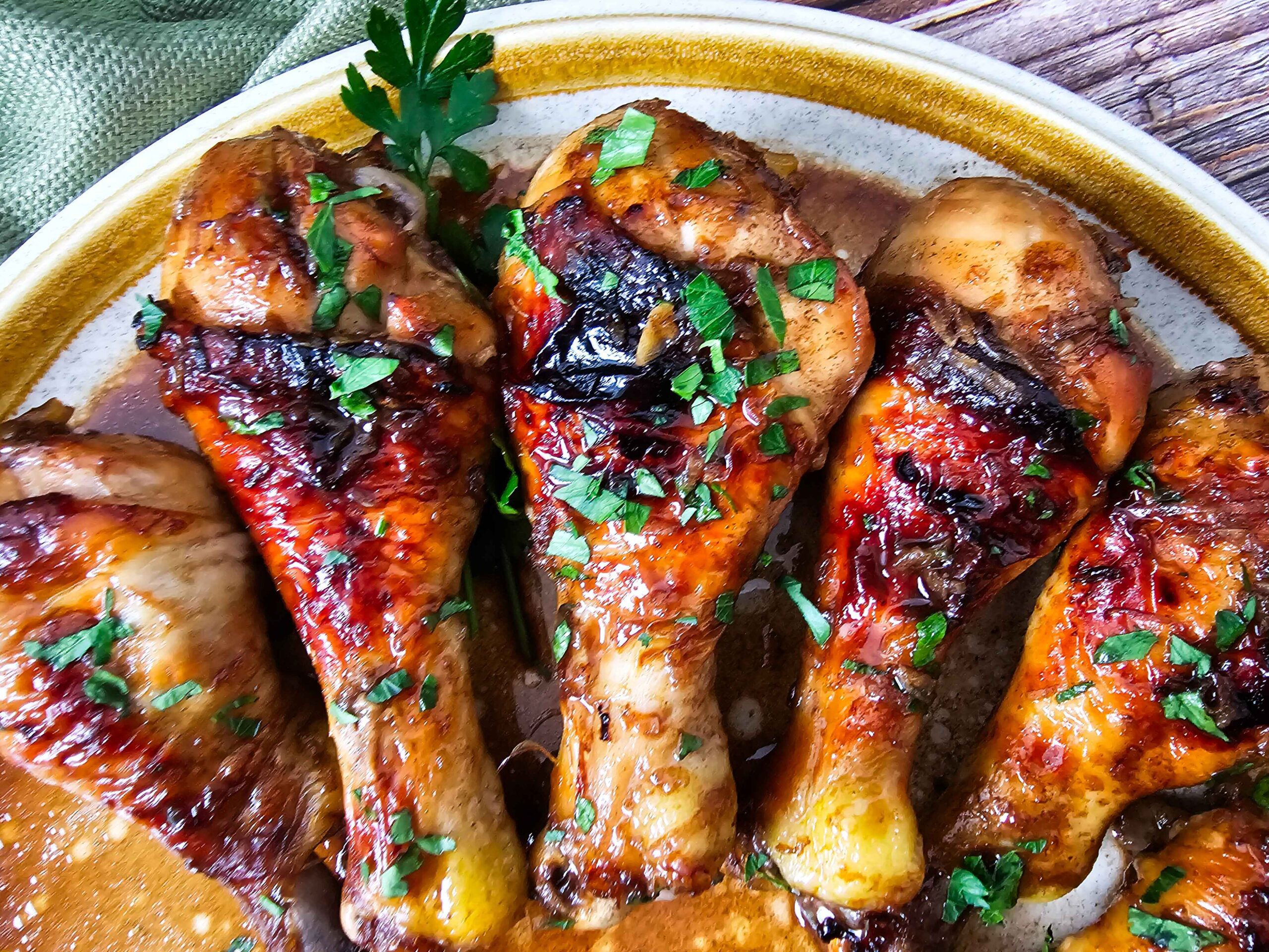 Simple Honey Garlic Chicken Drumsticks Recipe