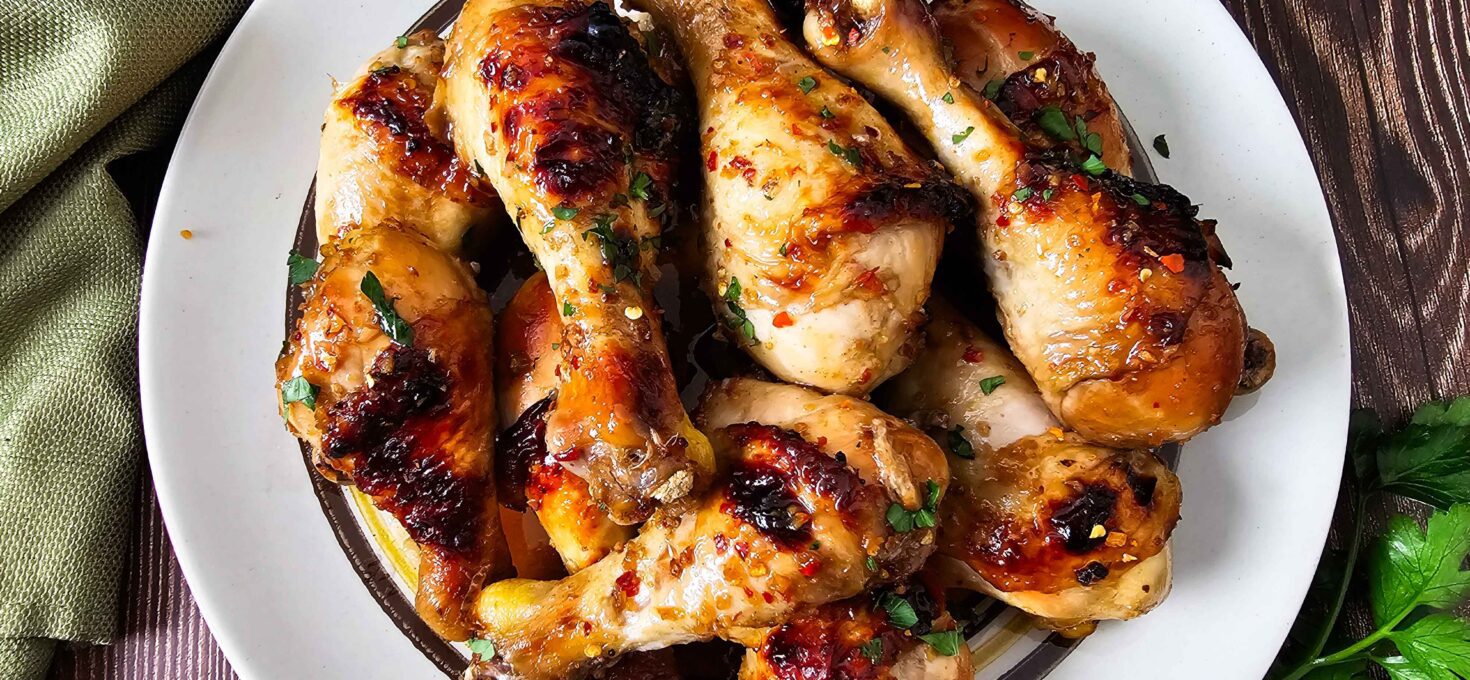 Simple Honey Garlic Chicken Drumsticks Recipe