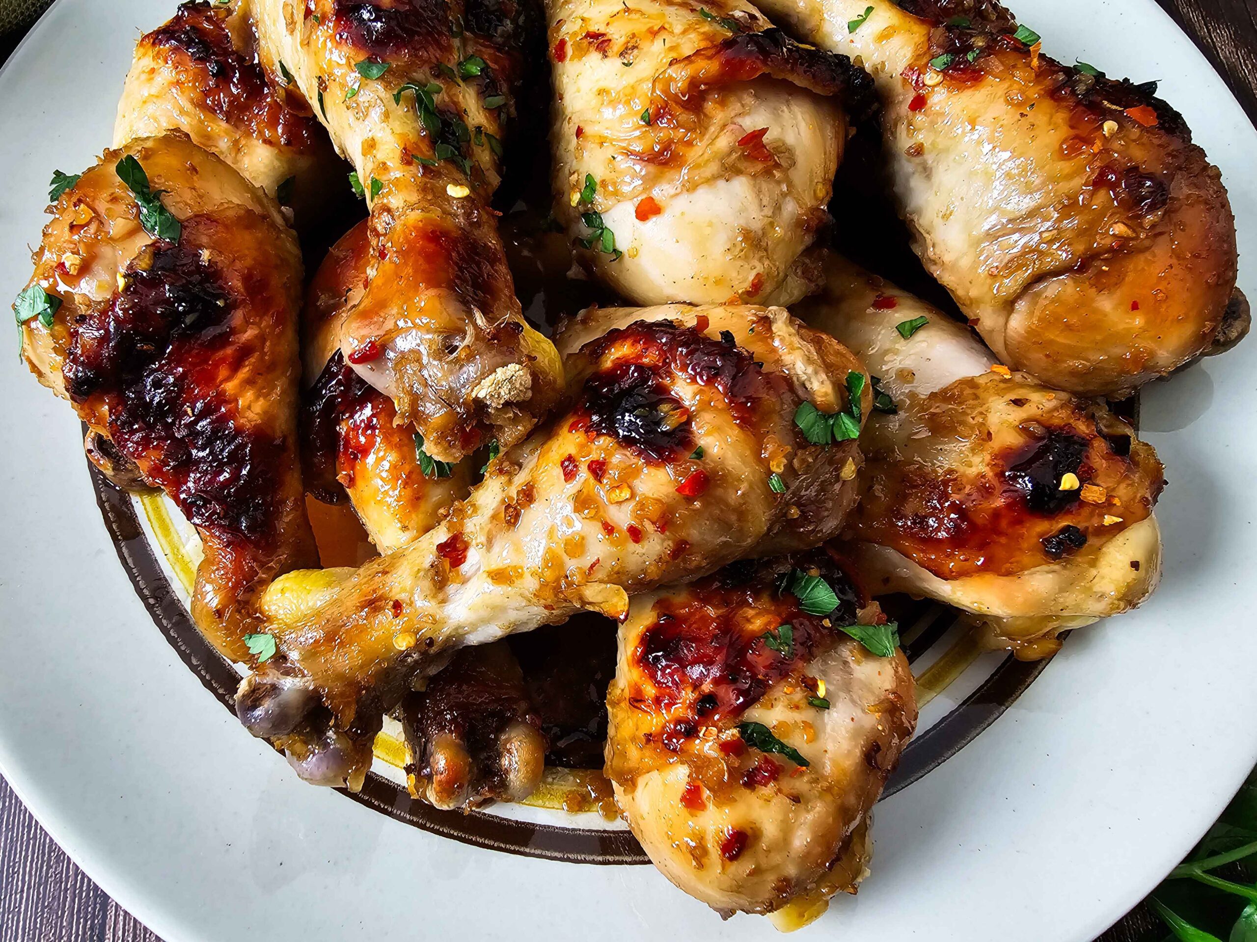 Simple Honey Garlic Chicken Drumsticks Recipe