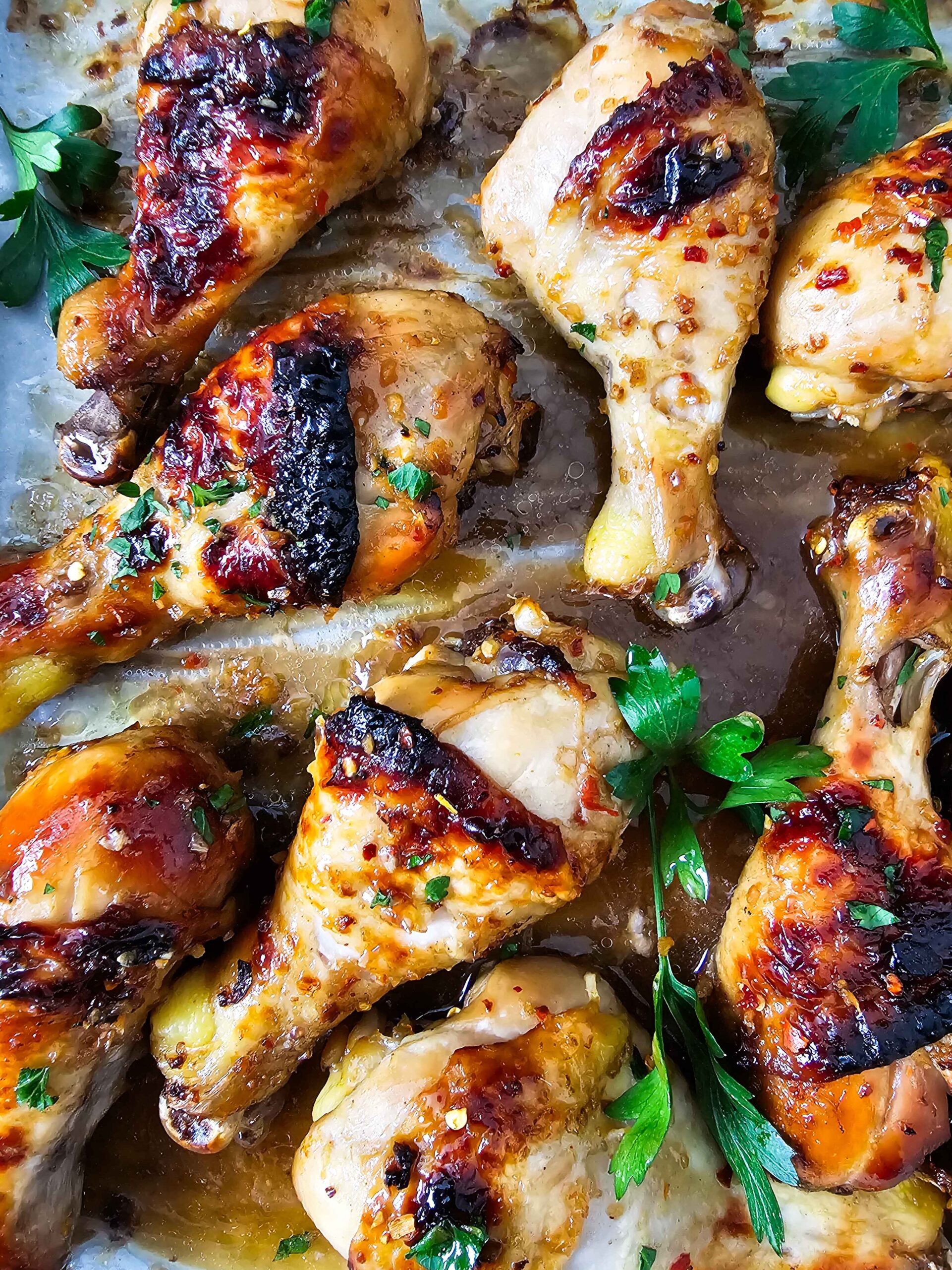 BAKE THE CHICKEN DRUMSTICKS AND CHECK FOR DONENESS