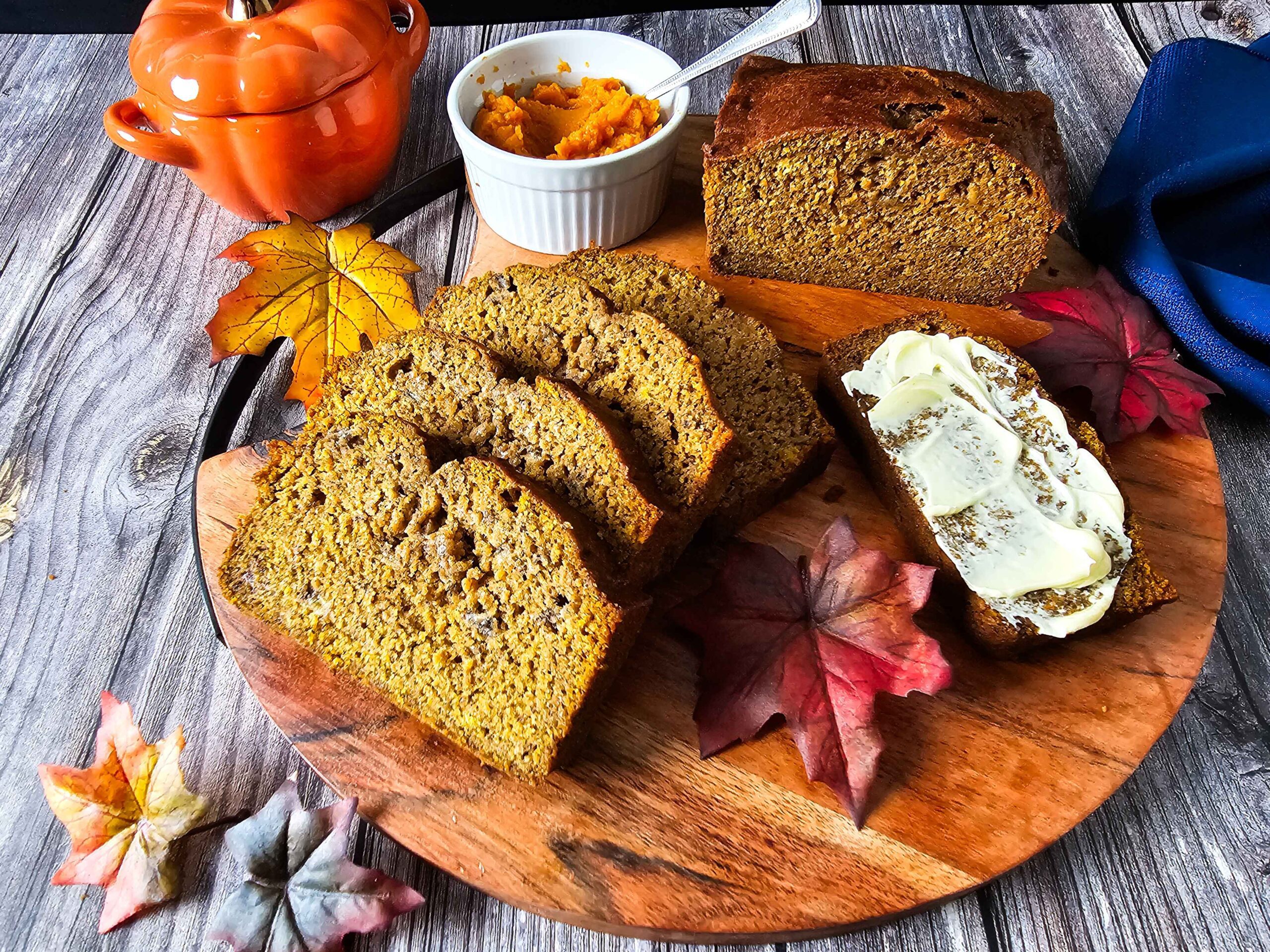 Perfectly Moist Banana Pumpkin Bread