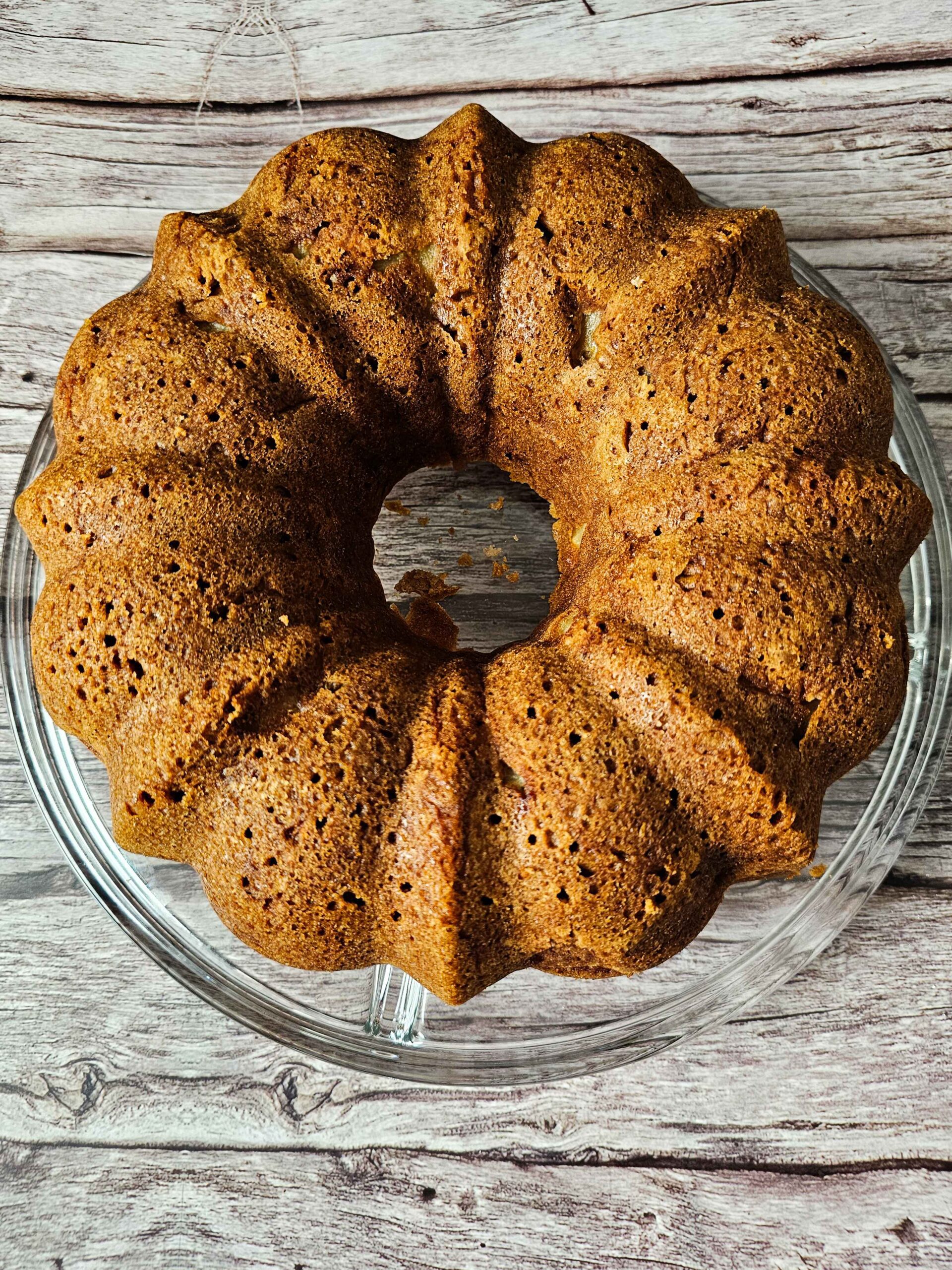 BAKE AND COOL THE BUNDT CAKE