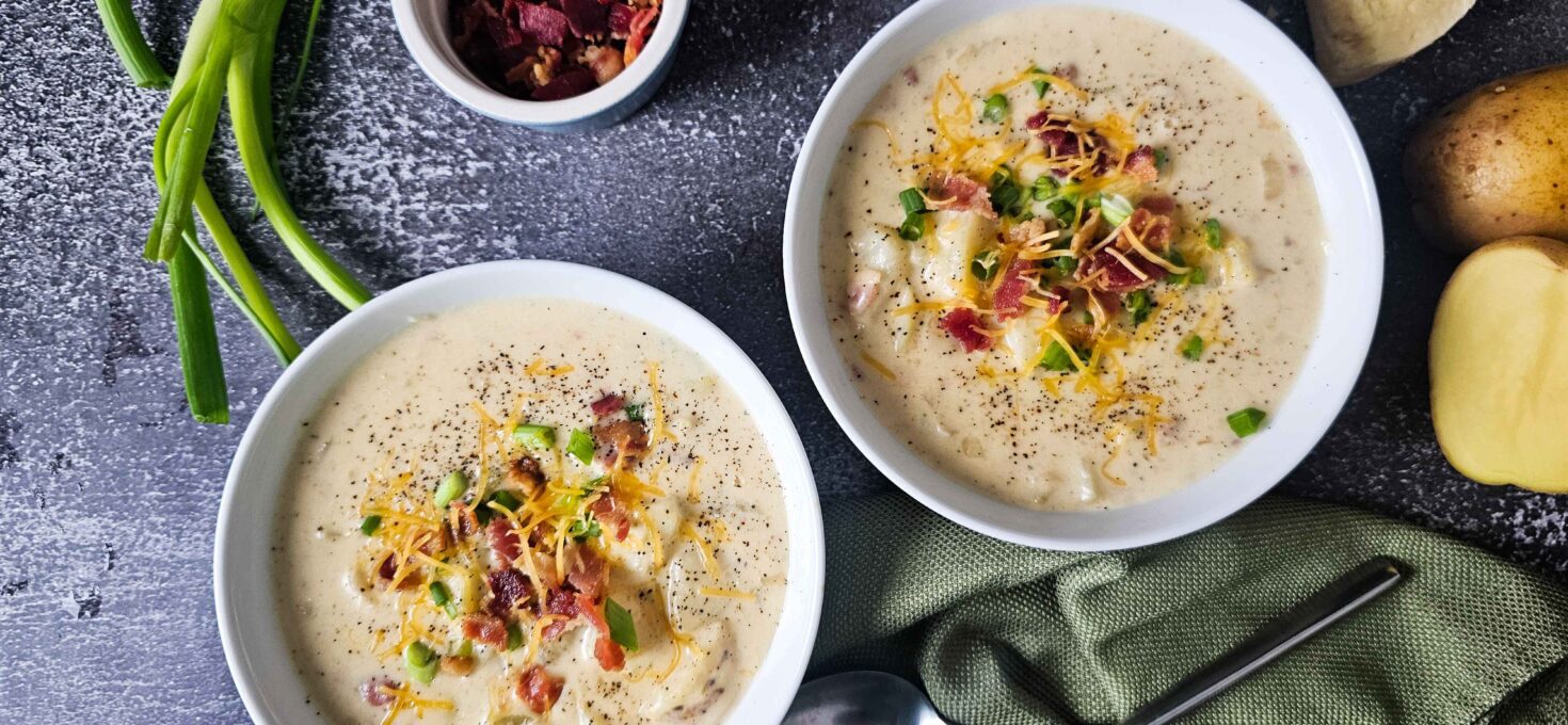 The Best Thick and Creamy Baked Potato Soup