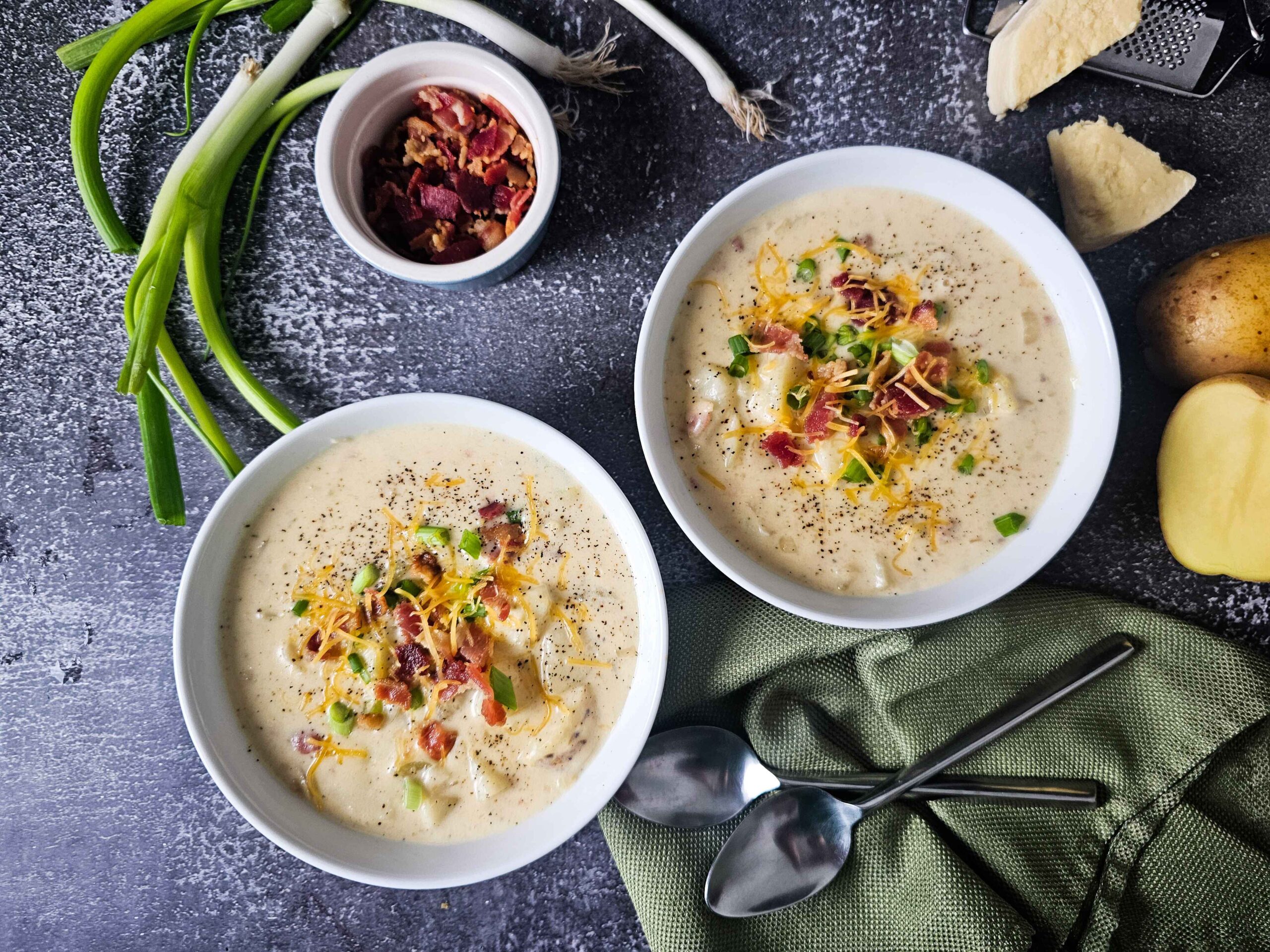 The Best Thick and Creamy Baked Potato Soup