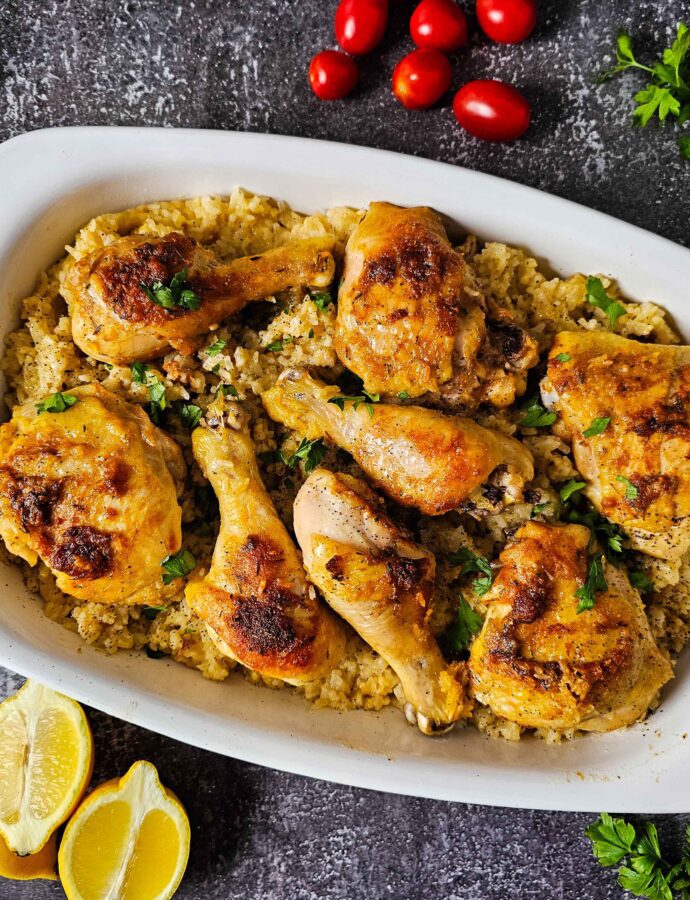 Simple and Creamy Chicken and Rice Casserole