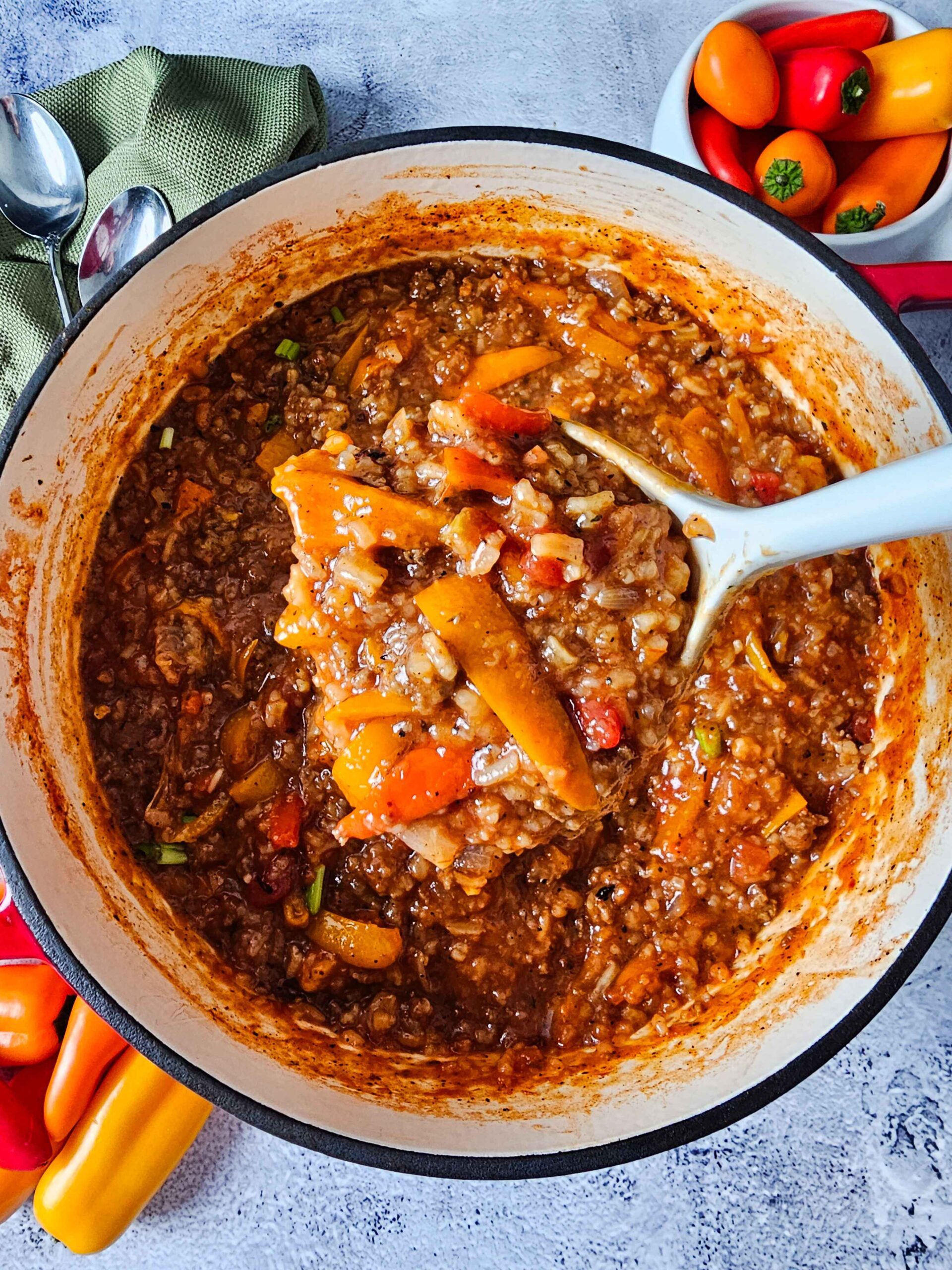 SIMMER THE SOUP COVERED FOR 25-30 MINUTES