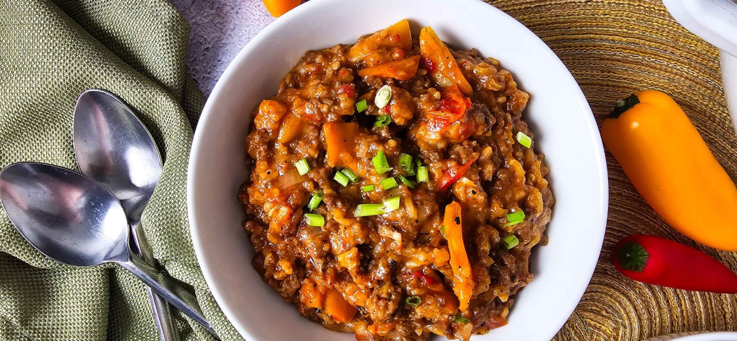 Simple Stovetop Stuffed Pepper Casserole