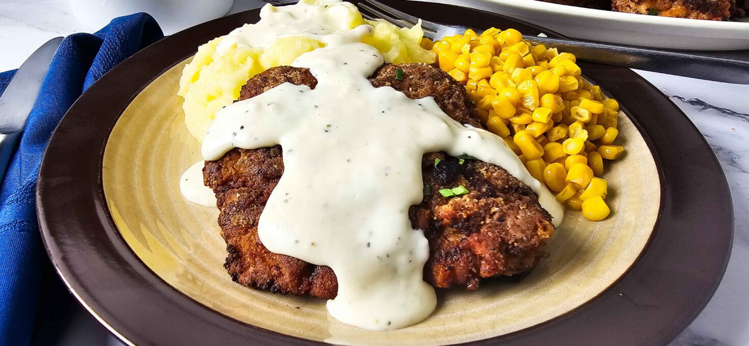 Homestyle Chicken Fried Steak with Gravy